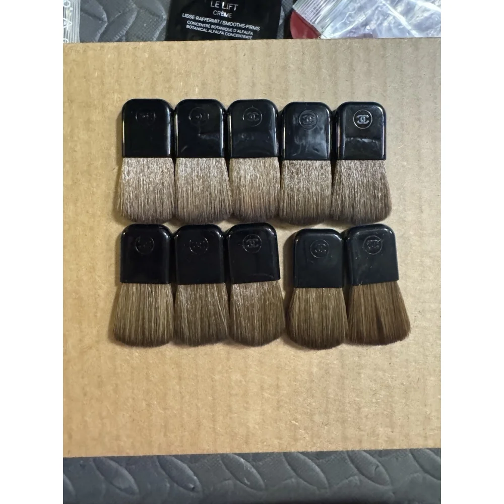 Lot Of 10 Chanel Blush Brushes